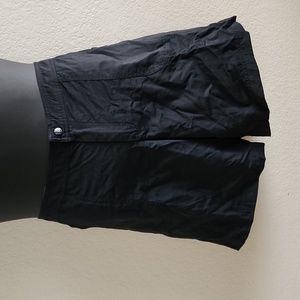Black Non Stretch 100% Nylon Womens Shorts Plus Sizes 16W and 20W NWOT
